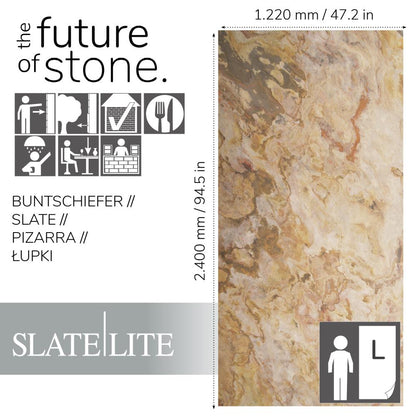 Slate-Lite Falling Leaves