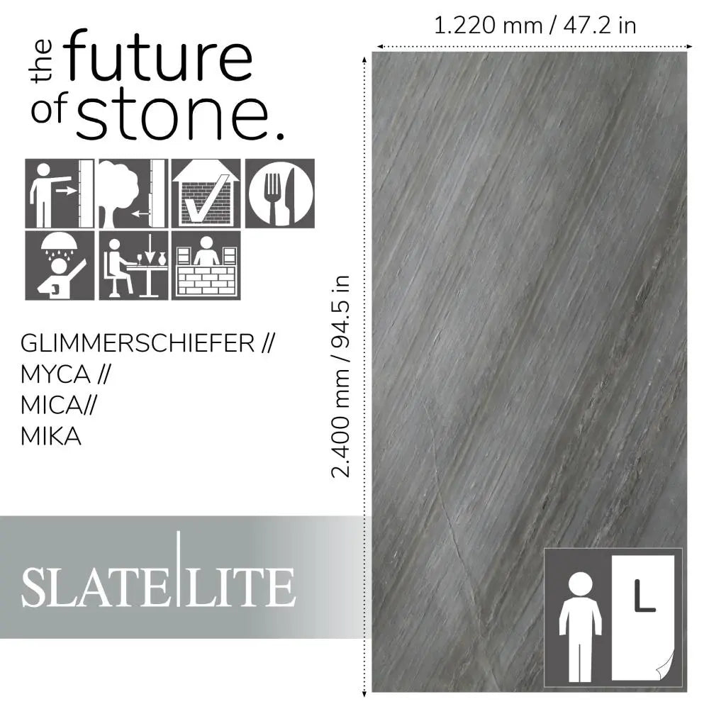 Slate-Lite D. Black 45°