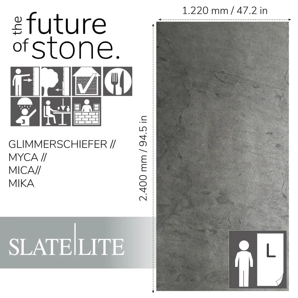 Slate-Lite Silver Grey