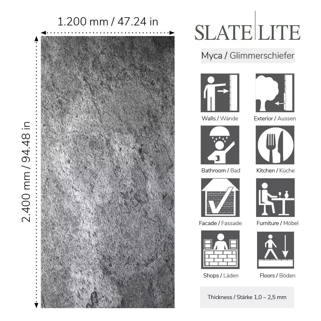 Slate-Lite Argento
