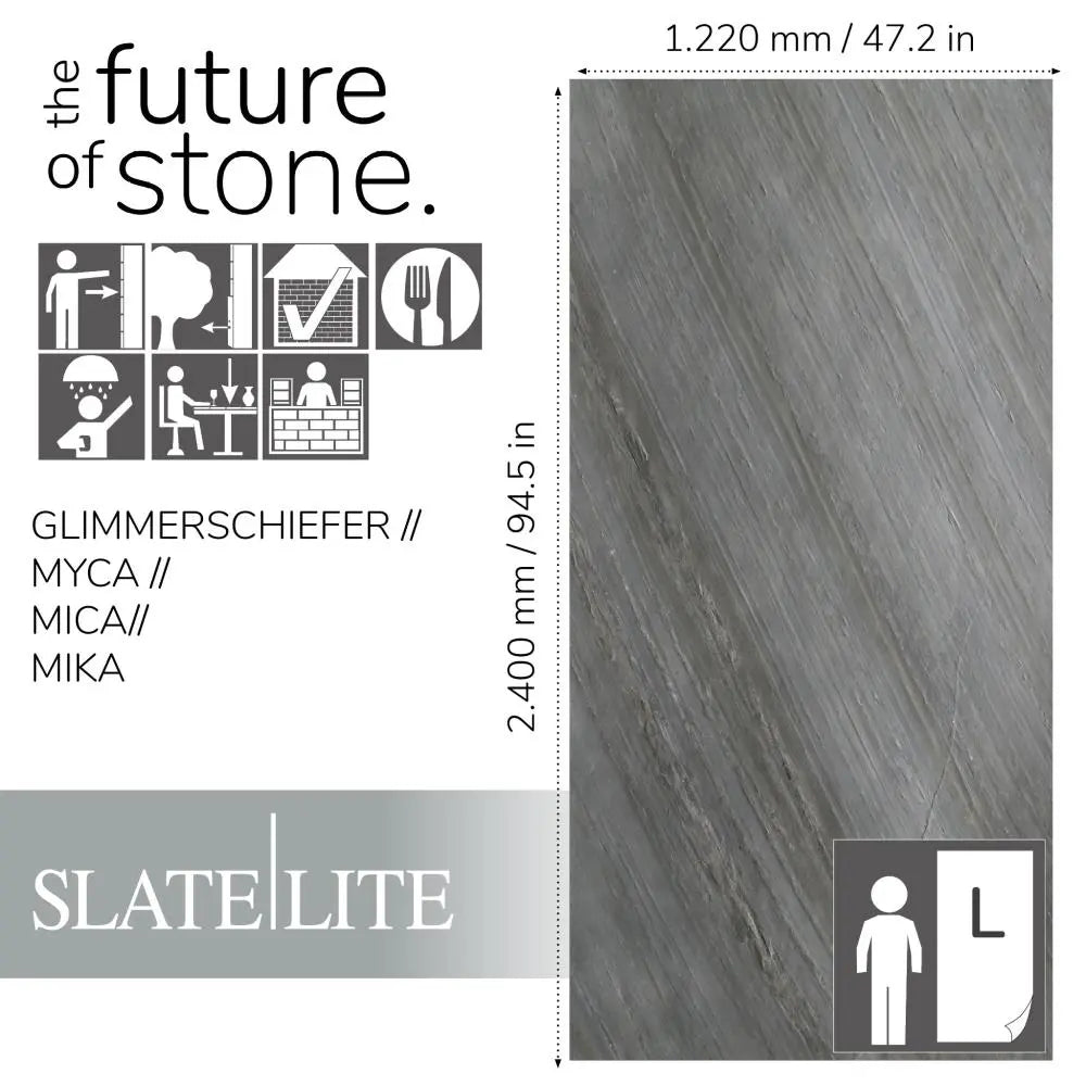 Slate-Lite D. Black 315°