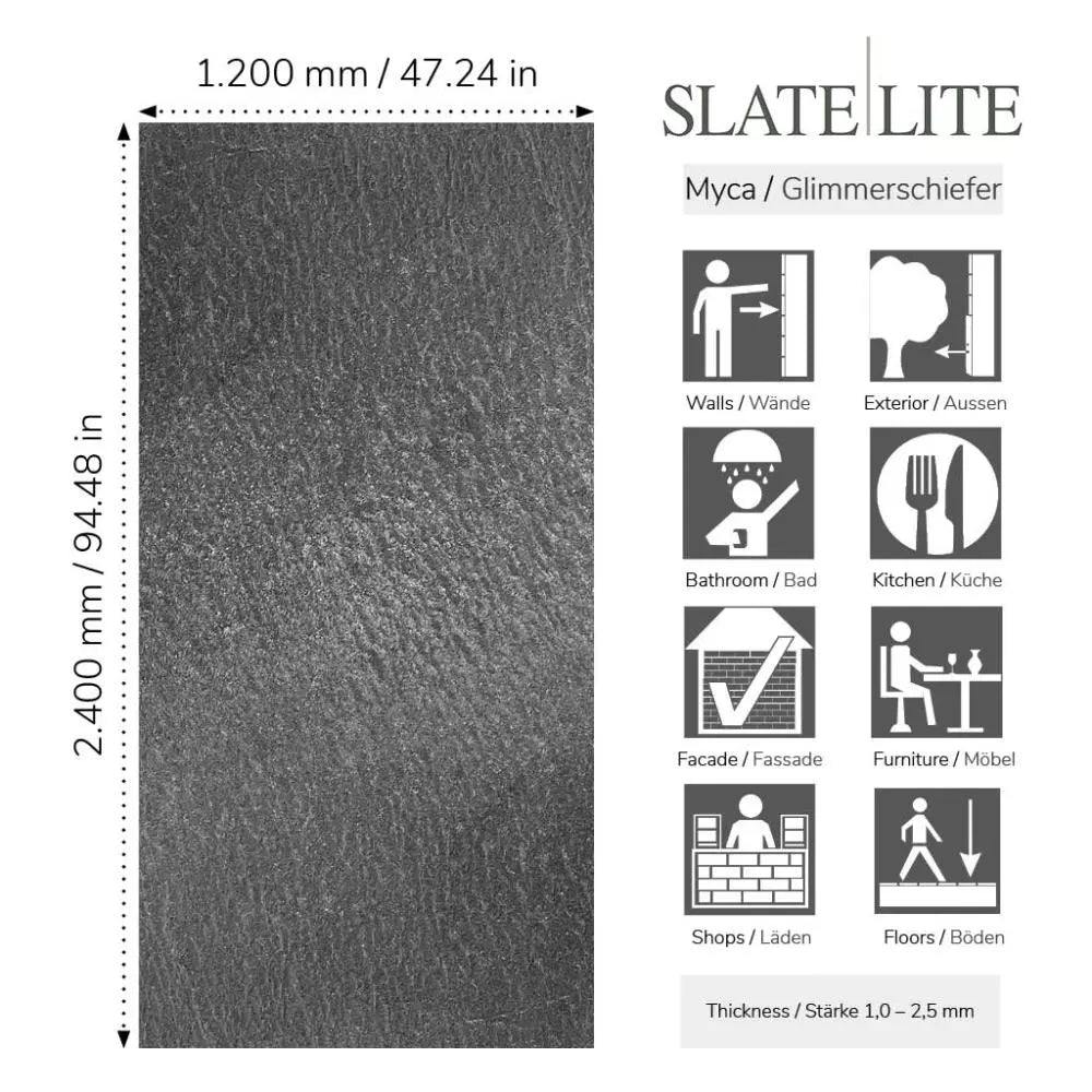 Slate-Lite Galaxy Black Pure