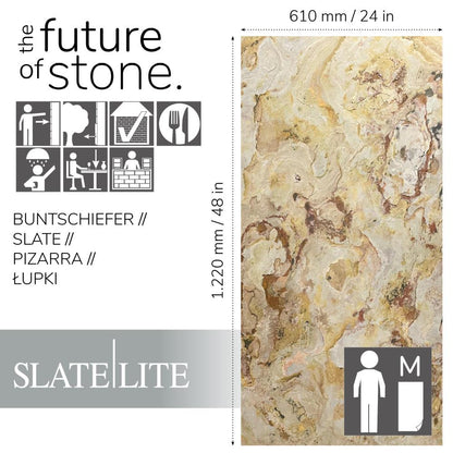 Slate-Lite Falling Leaves