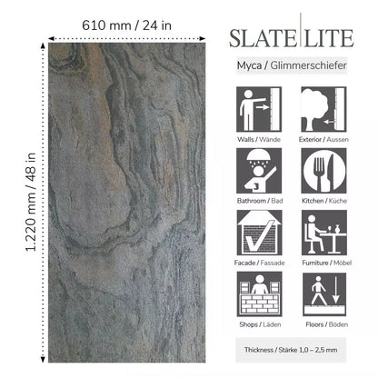 Slate-Lite Verde Gris