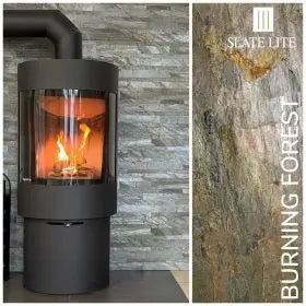 Slate-Lite Burning Forest