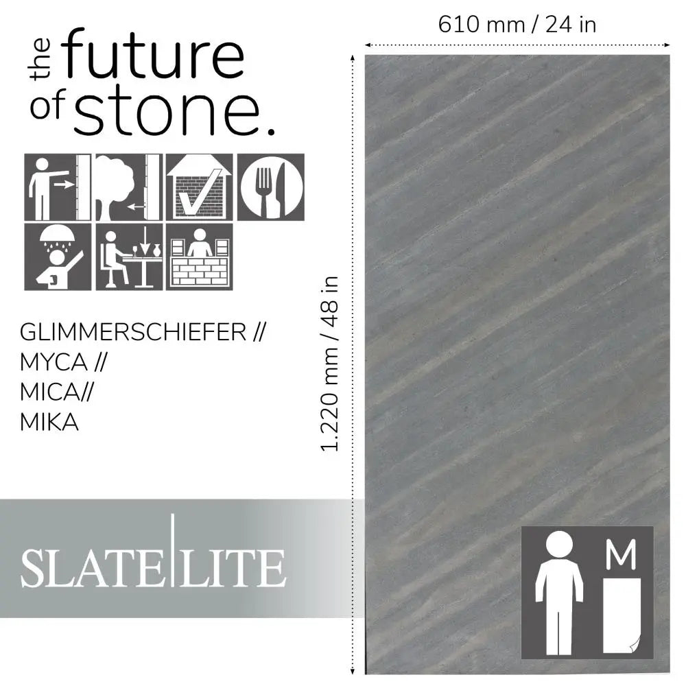 Slate-Lite D. Black 45°