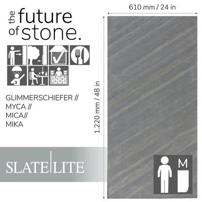 Slate-Lite D. Black 45°