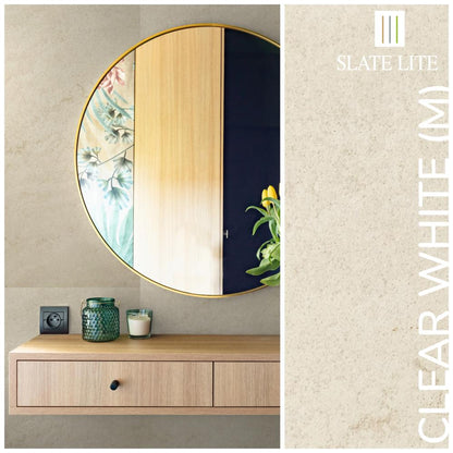 Slate-Lite Clear White