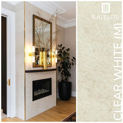 Slate-Lite Clear White