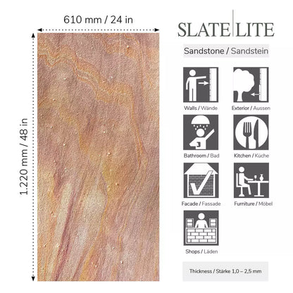 Slate-Lite Rainbow