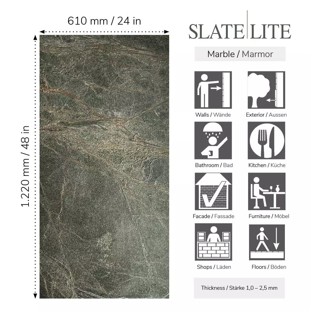 Slate-Lite Rainforest Green