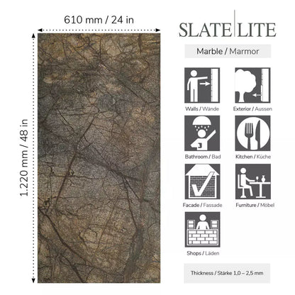 Slate-Lite Rainforest Brown