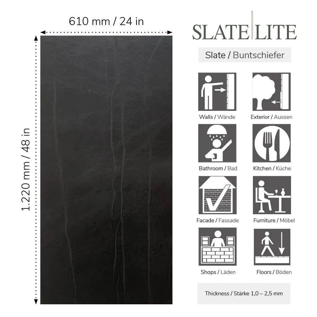 Slate-Lite Terra Noir Vertical