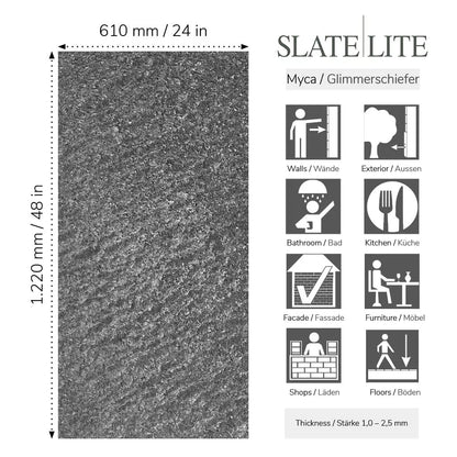 Slate-Lite Galaxy Black Pure