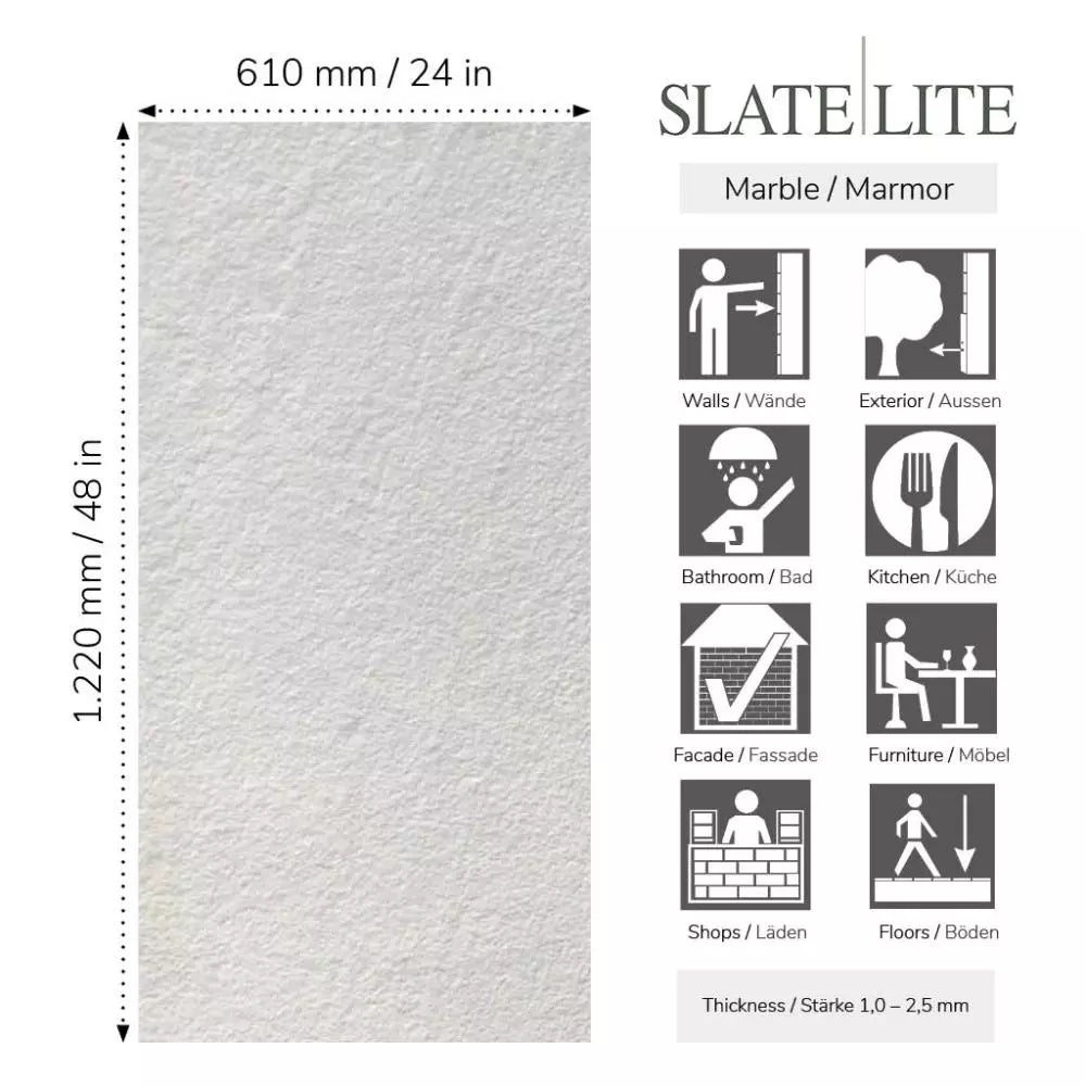 Slate-Lite White Sparkle
