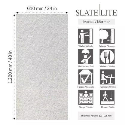 Slate-Lite White Sparkle