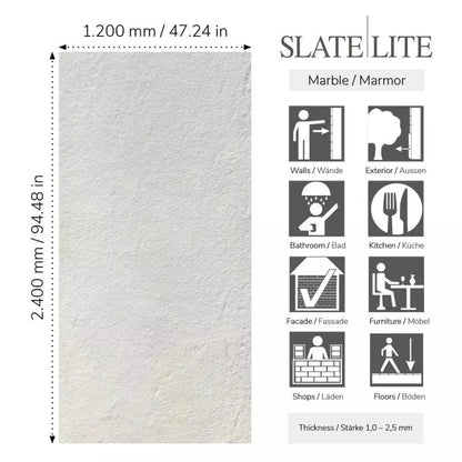 Slate-Lite White Sparkle