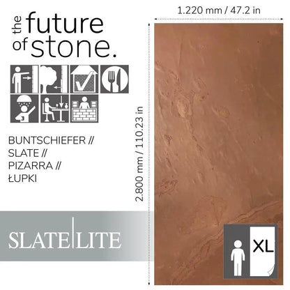 Slate-Lite Terra Rosso