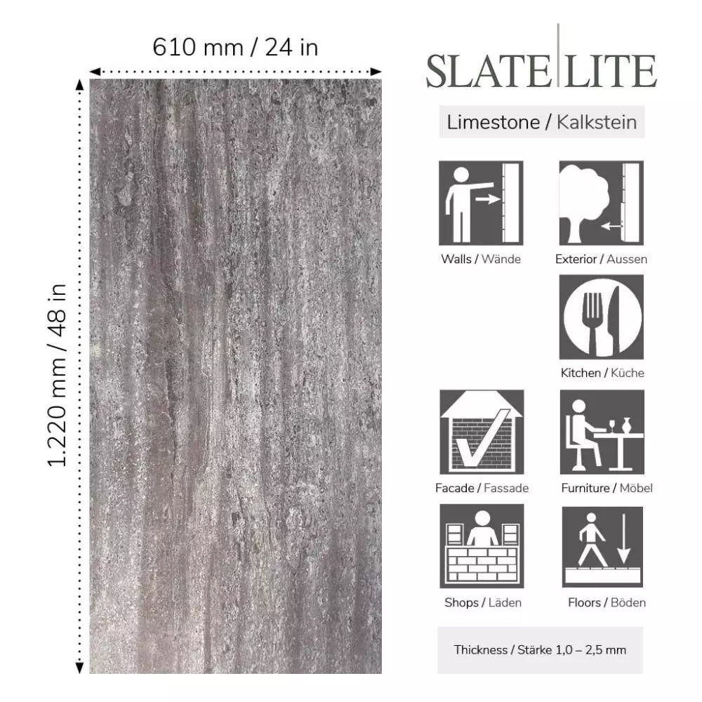 Slate-Lite Pink Limestone