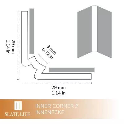 Inneneckprofil F-Line 250cm