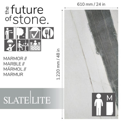 Slate-Lite Panda White 315°