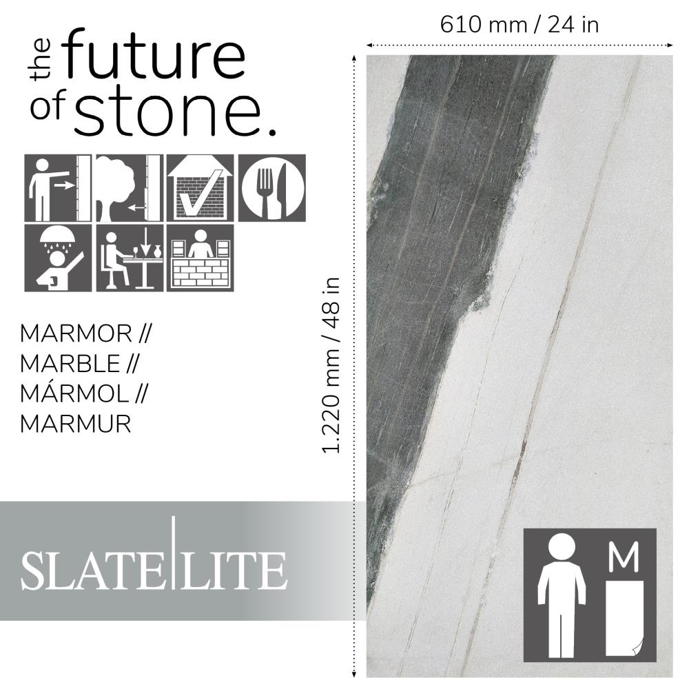 Slate-Lite Panda White 45°