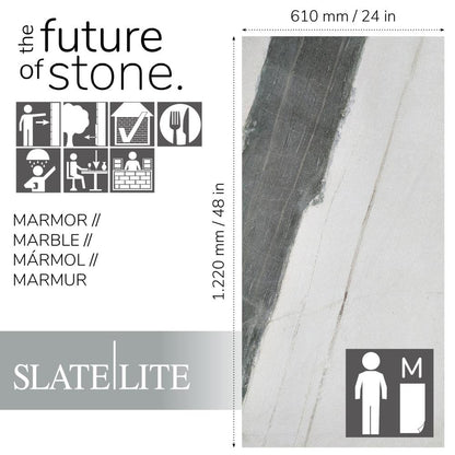 Slate-Lite Panda White 45°