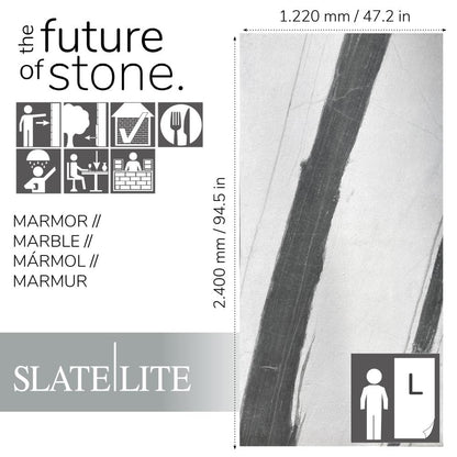 Slate-Lite Panda White 45°