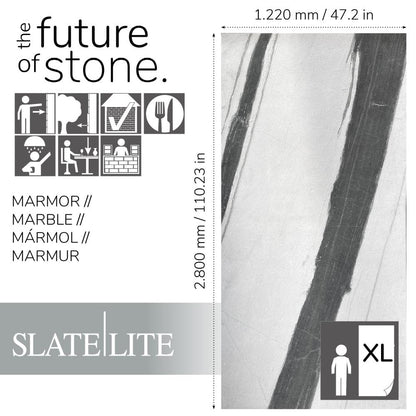Slate-Lite Panda White 45°