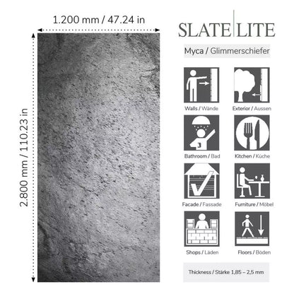 Slate-Lite Argento