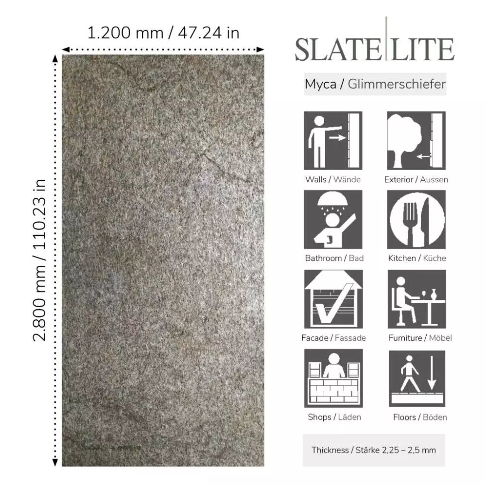Slate-Lite Argento Auro