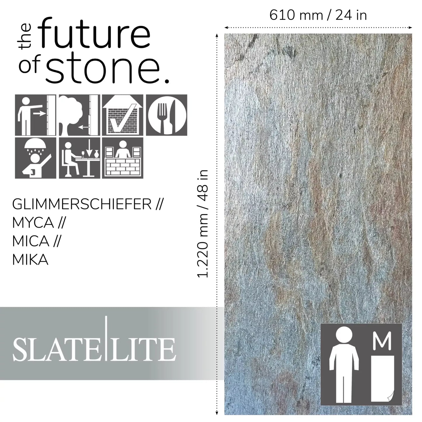 Slate-Lite Argento Auro