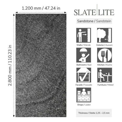 Slate-Lite Black Pearl