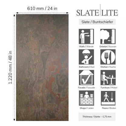 Slate-Lite Arcobaleno Colore