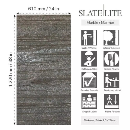 Slate-Lite Monsoon Black Horizontal