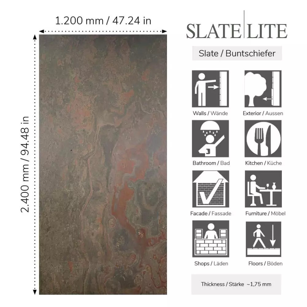 Slate-Lite Arcobaleno Colore