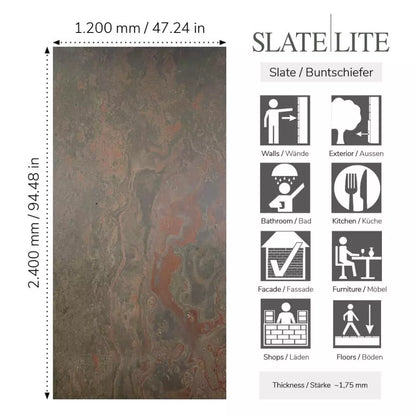 Slate-Lite Arcobaleno Colore